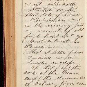 a page of handwritten text