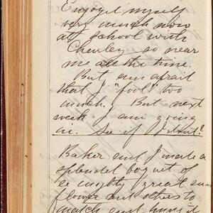 a page of handwritten text