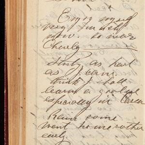 a page of handwritten text
