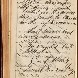 a page of handwritten text