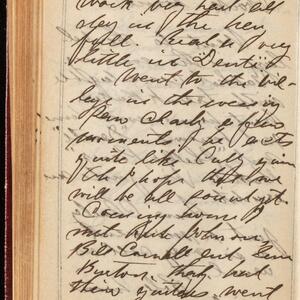 a page of handwritten text