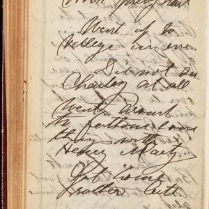 a page of handwritten text