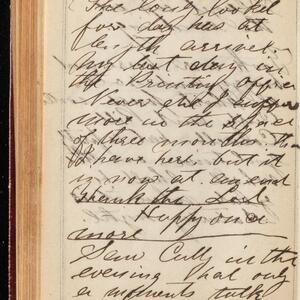 a page of handwritten text