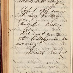 a page of handwritten text