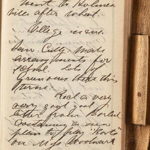 a page of handwritten text
