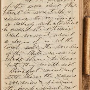 a page of handwritten text