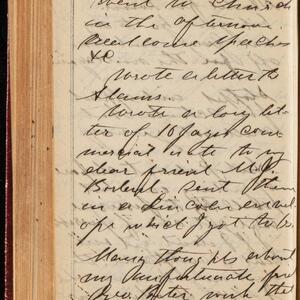 a page of handwritten text