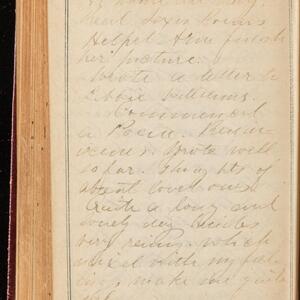 a page of handwritten text