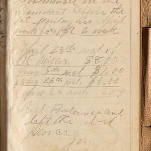 a page of handwritten text
