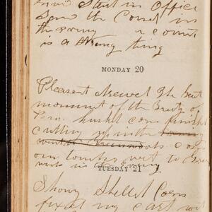 a page of handwritten text