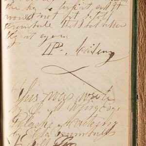 a page of handwritten text