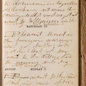 a page of handwritten text