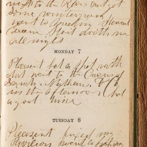 a page of handwritten text