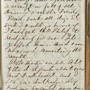 a page of handwritten text