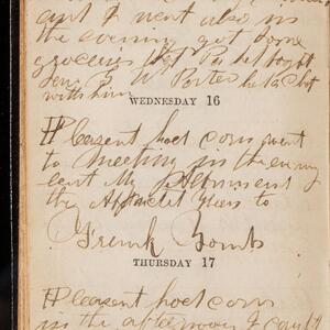 a page of handwritten text