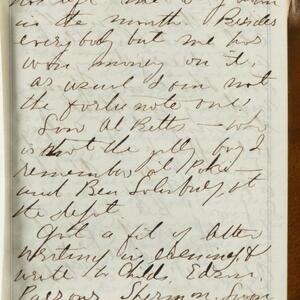 a page of handwritten text