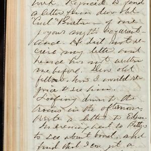 a page of handwritten text