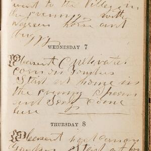 a page of handwritten text