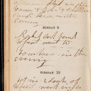 a page of handwritten text