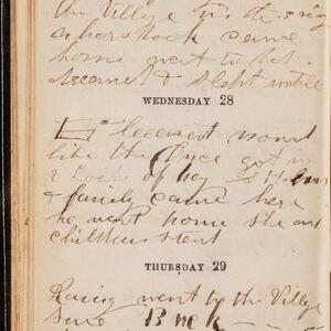 a page of handwritten text