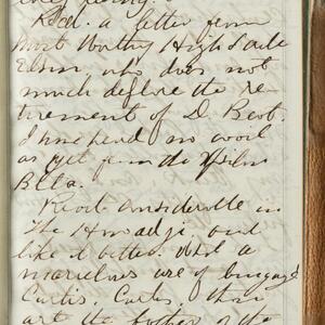 a page of handwritten text