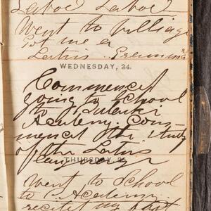 a page of handwritten text