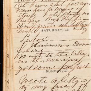 a page of handwritten text