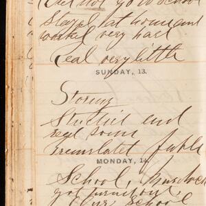 a page of handwritten text