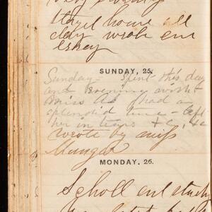 a page of handwritten text