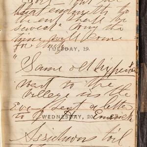 a page of handwritten text