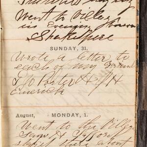 a page of handwritten text