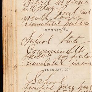 a page of handwritten text