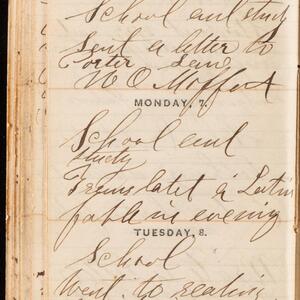 a page of handwritten text