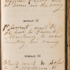 a page of handwritten text
