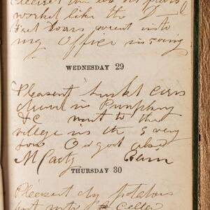 a page of handwritten text