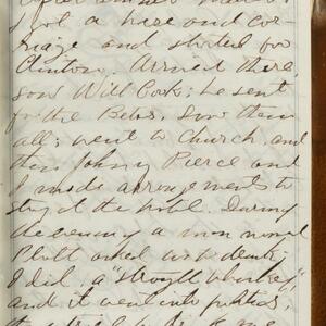 a page of handwritten text