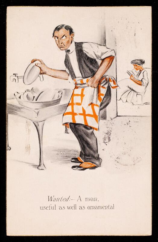 Wanted: A man useful as well as ornamental