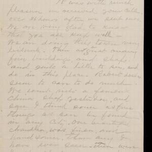 a page of handwritten text