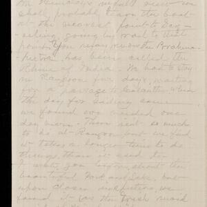 a page of handwritten text