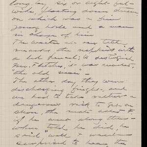 a page of handwritten text