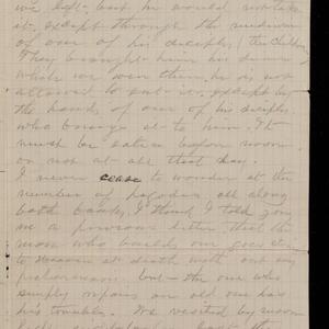 a page of handwritten text