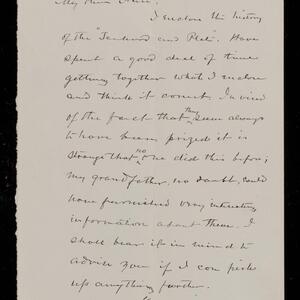 a page of handwritten text