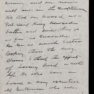 a page of handwritten text