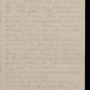 a page of handwritten text