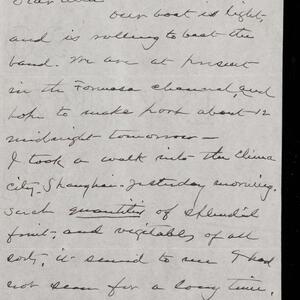 a page of handwritten text