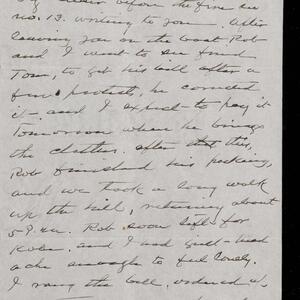 a page of handwritten text