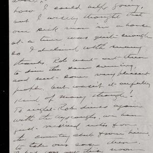 a page of handwritten text