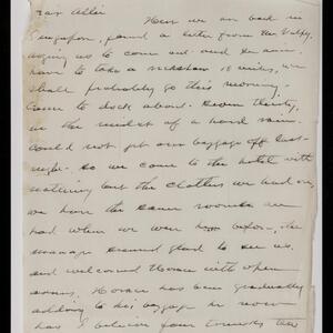 a page of handwritten text