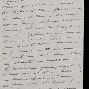 a page of handwritten text