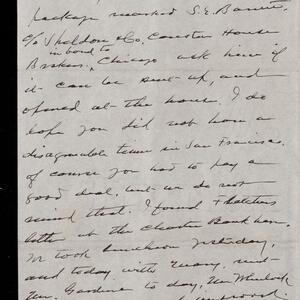 a page of handwritten text